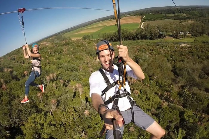 Avonturenpark Adrenaline Addo: Zip Line en reuzenschommel