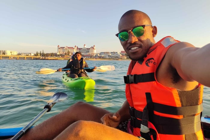Puerto Elizabeth: Excursión en Kayak de Mar por la Playa del Rey