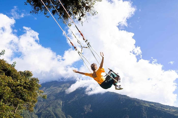 Von Quito aus: Tagestour nach Baños und zum Wasserfall Pailón del Diablo