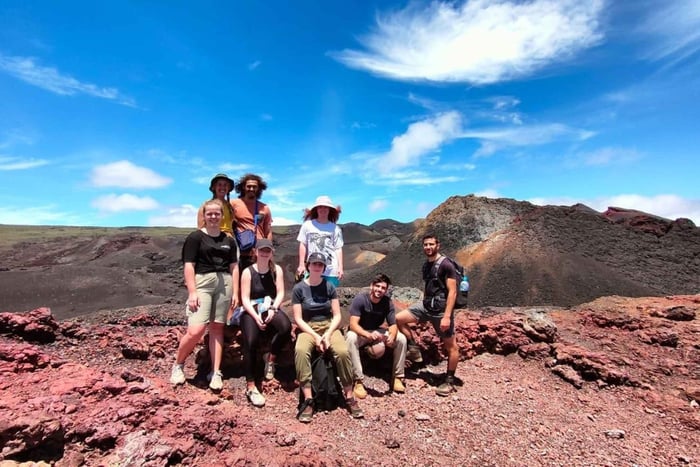 Hiking Sierra Negra Volcano- Volcan Chico lava fields