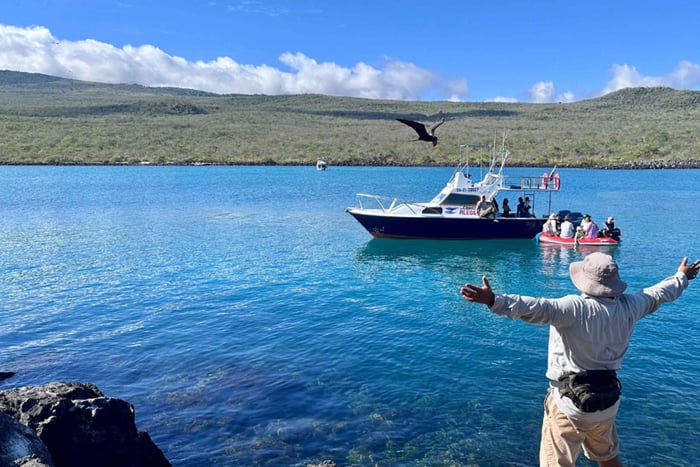 San Cristóbal: Excursão turística à Ilha Lobos com snorkel, guia e almoço incluídos