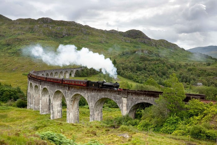 Highlands: tour di 2 giorni sull'Hogwarts Express da Edimburgo