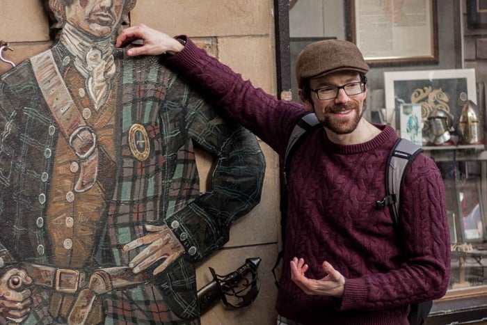 Locais de filmagem de Outlander e jacobitas em Edimburgo