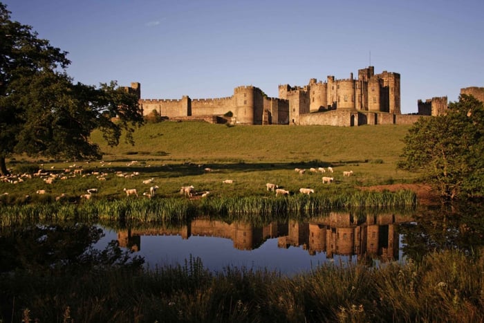 Fra Holy Island, Alnwick Castle og Northumbria