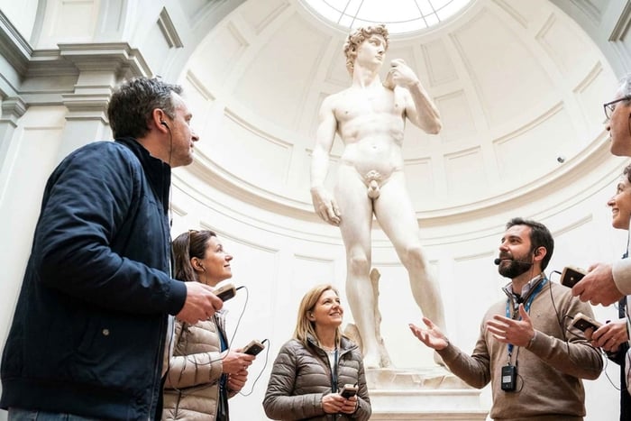 Florence : entrée à heure programmée à la Galleria dell'Accademia et visite en petit groupe