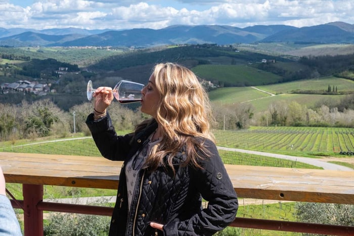 Florence : visite de deux vignobles de Brunello avec déjeuner toscan