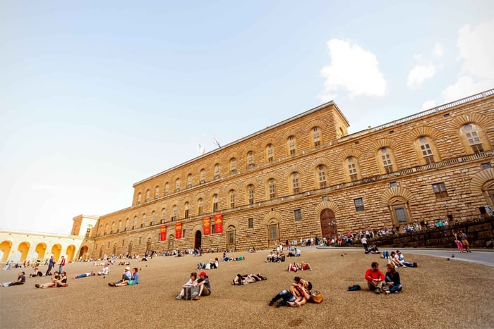 Firenze: Entrébillet til Palazzo Pitti + lydguide-app