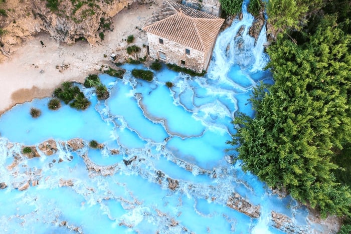Florence : Excursion d'une journée aux thermes de Saturnia