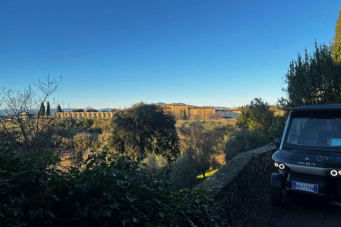 Wycieczka wózkiem golfowym po wzgórzach Florencji i widoki na Piazzale Michelangelo