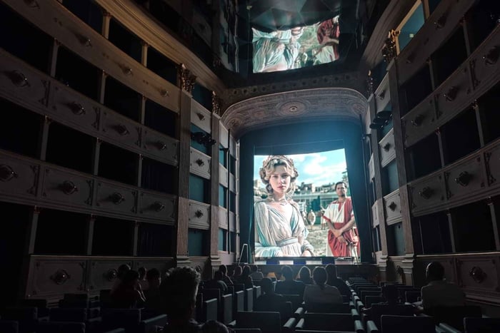 Geschiedenis van meeslepende videomapping-ervaring