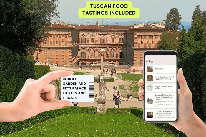 Florens: Biljett till Palazzo Pitti och Boboli-trädgården & e-bok