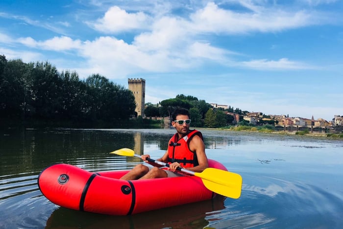 Firenze: Crociera guidata in kayak con Ponte Vecchio e luoghi di interesse della città