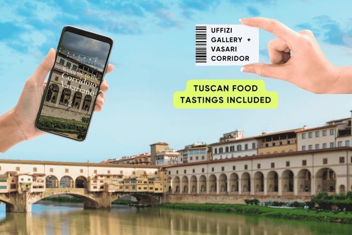 Florence : Uffizi et Vasari Corridor Timed Ticket & AudioApp