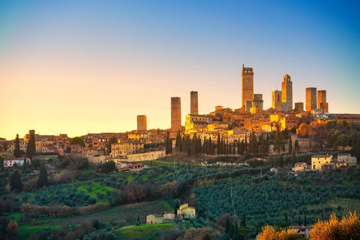 Fra Firenze: Semi-privat dyb vin Chianti San Gimignano