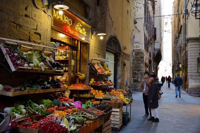 Firenze: Guidet mat- og vinvandring i Firenze