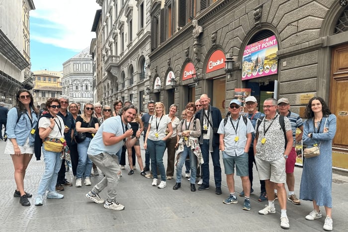 Florencia: Visita histórica a pie con cata de vinos