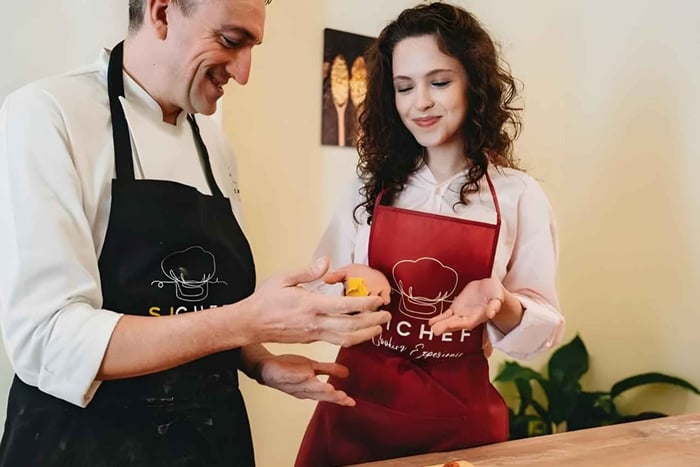 Firenze: lezione di cucina italiana kosher vegetariana, pasta e dessert