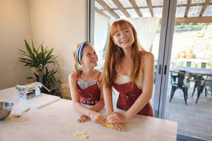 pizza- en tiramisu-ervaring in een Italiaanse keuken