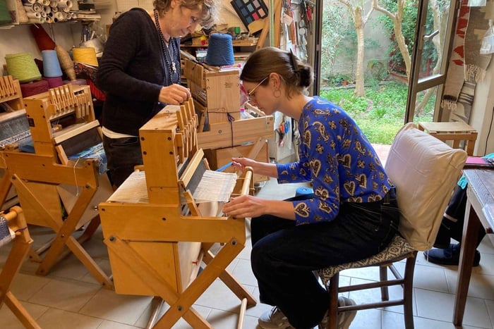 Firenze: laboratorio di tessitura della seta e tour della fabbrica