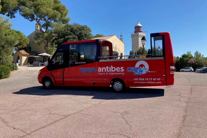 Antibes: 1 eller 2-dagars Hop-on Hop-off sightseeing bussresa