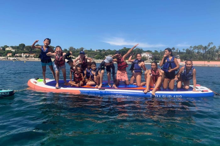 Antibes: Giant Paddleboard Games & Challenges with an Instructor