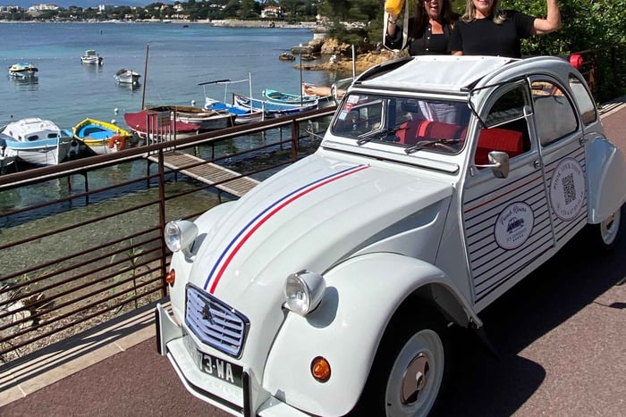 Cannes & Antibes: Vintage Car Tour with Aperitif