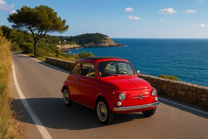 Cap d'Antibes: passeio exclusivo em carros vintage ou desportivos