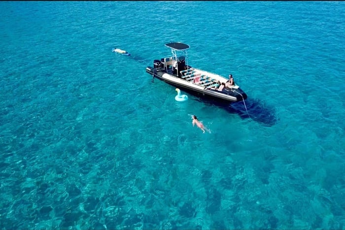 Fréjus: Escursione in gommone ai 3 Caps + picnic spiaggia paddle