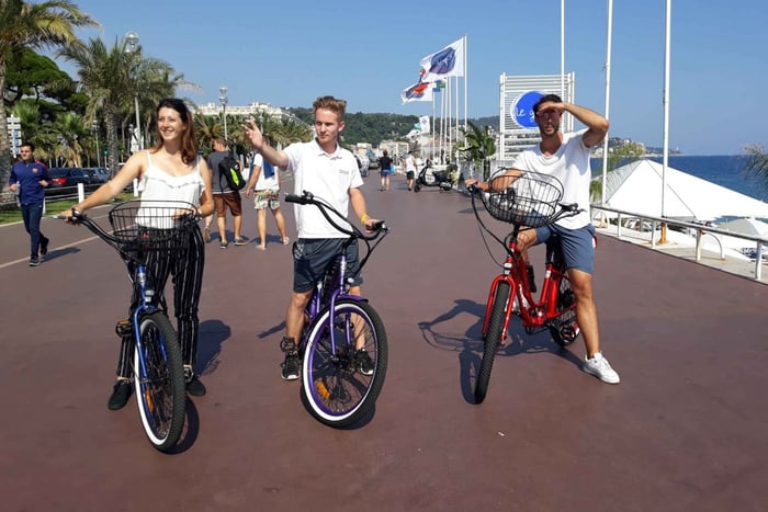 Nicea: Wycieczka po mieście na rowerze elektrycznym