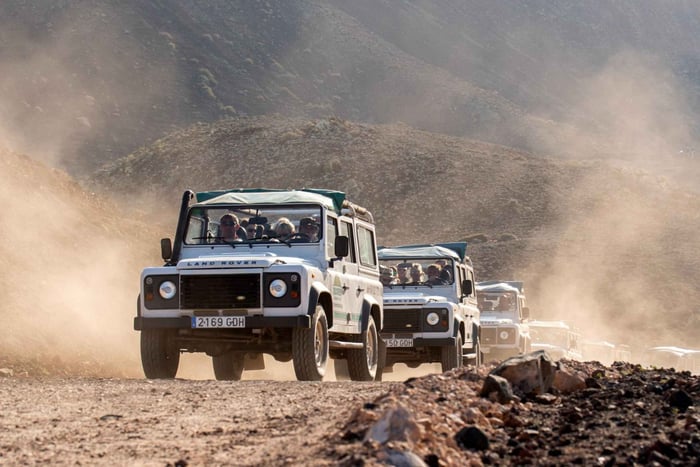 safari in jeep sulla spiaggia di Cofete