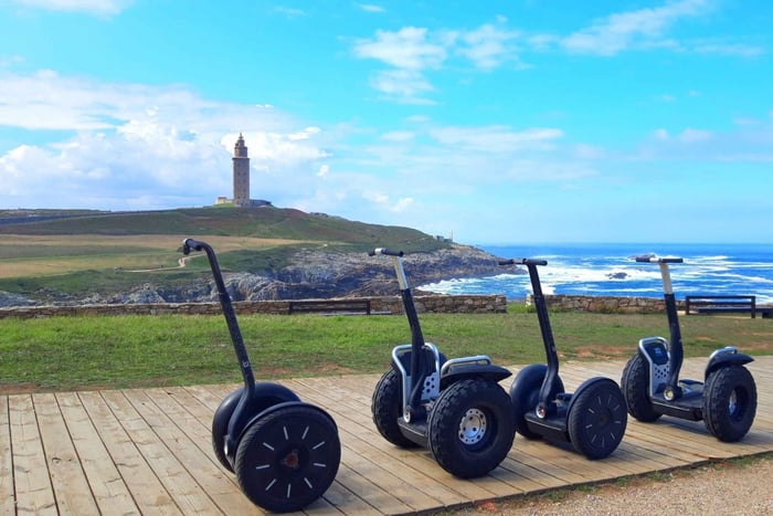 A Coruña: Tower of Hercules Segway Tour
