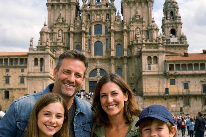 Porto: Tur til Santiago Compostela med opptil 3 stopp underveis