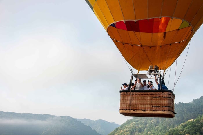 Ribeira Sacra: Voo de balão de ar quente com brinde