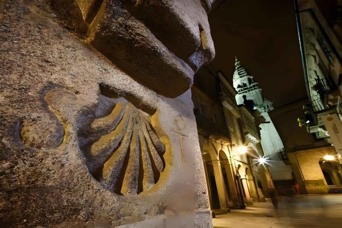 Santiago de Compostela: Nattutflukt 'Compostelas hemmeligheter'.