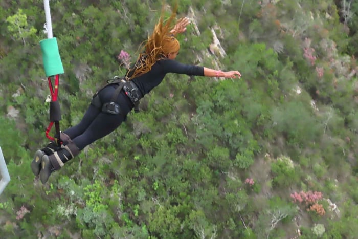 2-Day Garden Route Bungee Jump, Zipline & Shark Diving Tour