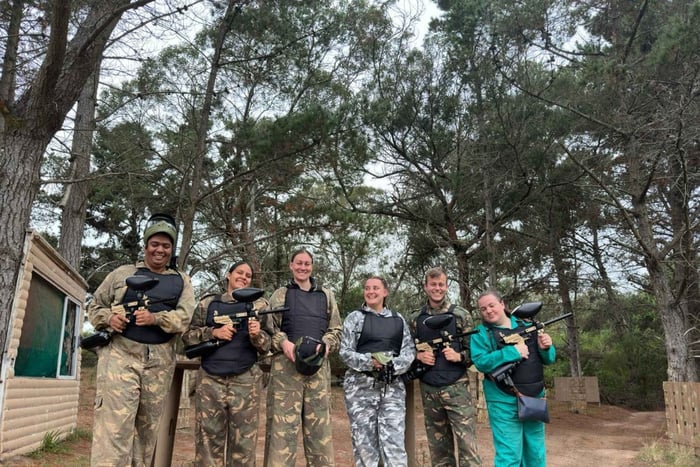 GARDEN ROUTE: PAINTBALL GAME IN WILDERNESS WITH WILDX