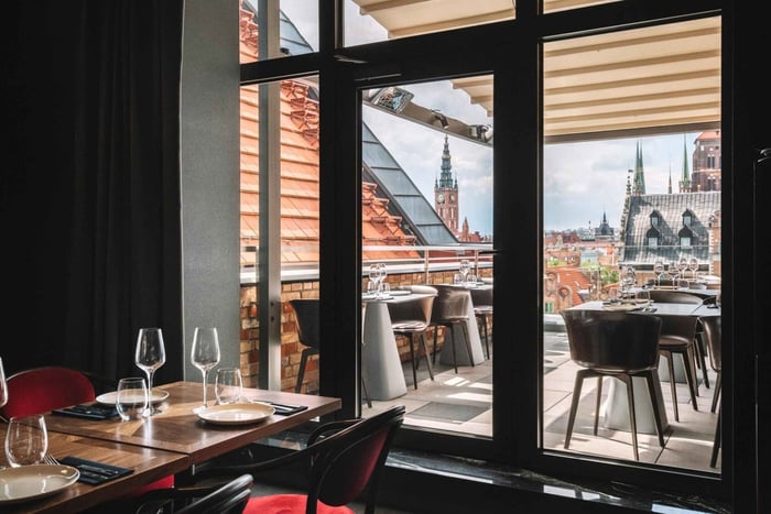 Dinner with a View – 7th Floor, Gdańsk Old Town
