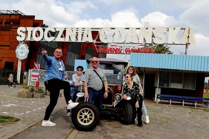 GDANSK Stadstour per golfkar Live gids & sightseeingtour 90min