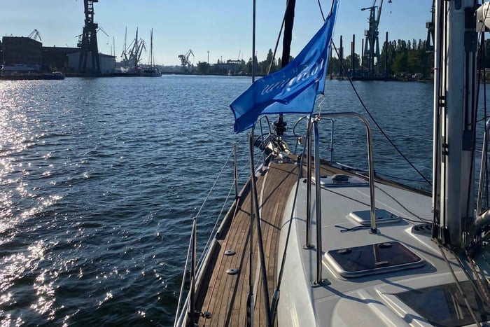 Gdańsk : Motlawa et croisière sur le port avec boisson de bienvenue
