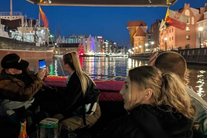 Gdańsk: eco-avondboottocht op de Motława met prosecco