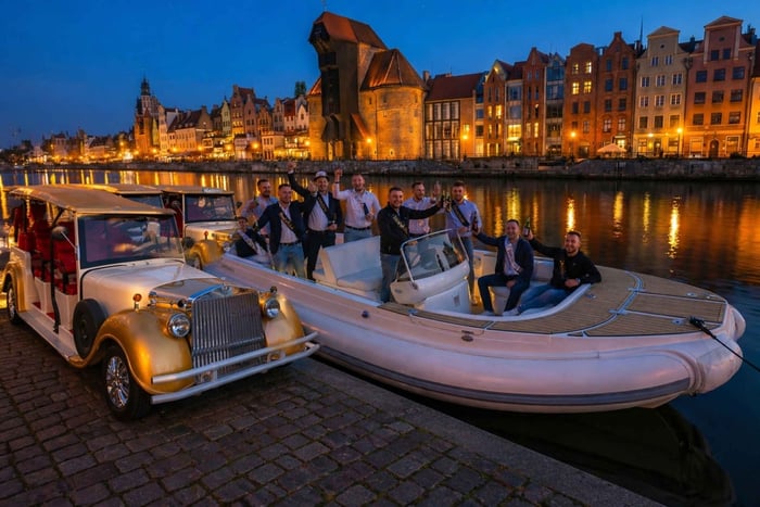 Gdańsk: No limit beer Tour by Electric Cart & River Cruise