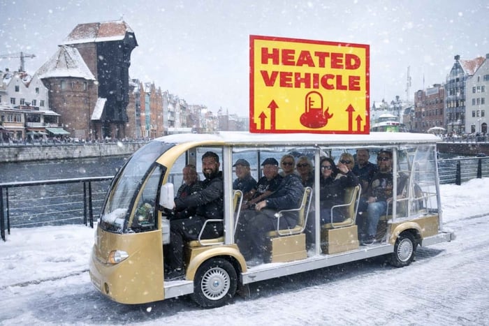Gdansk: PartyBus i BuggyBus & Alkohol ingår & Top Fun