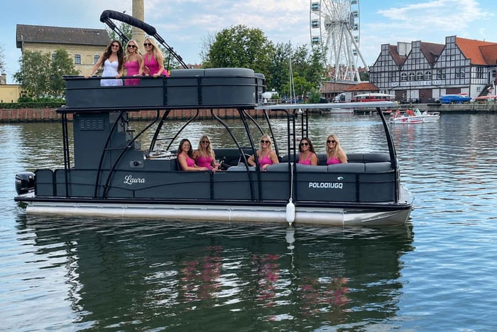 Gdańsk: Private River Beer Cruise on double decker boat