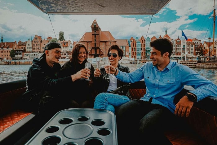 Gdańsk: Sightseeing EcoCruise rundt i den gamle bydel i Gdansk