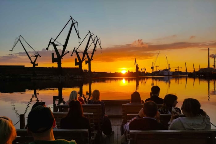 Gdańsk: Sunset Cruise on a Historic Polish Boat