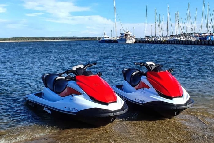 Gdańsk: Jet Ski Rental with Motława River and Gulf Access