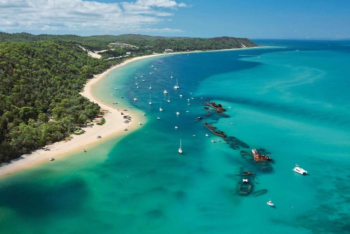 Ilha Moreton: Viagem de 1 dia a Tangalooma com Safari no Deserto
