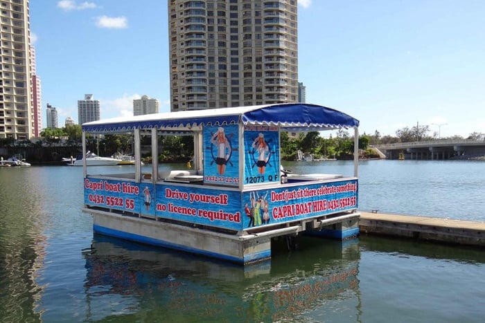 Self-Drive Pontoon Boat Rental with BBQ