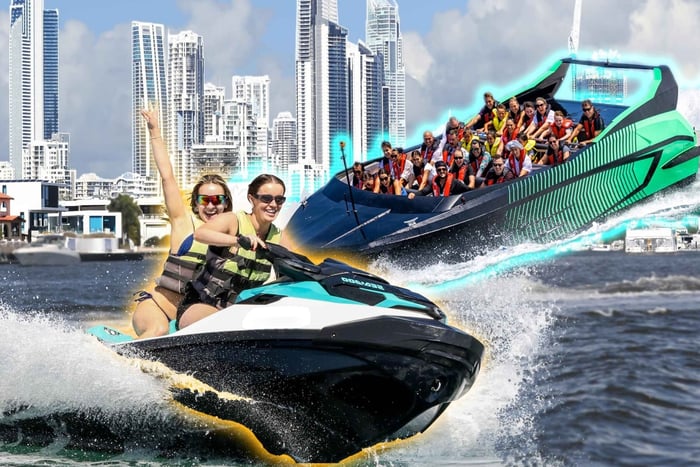 Surfers Paradise: Jet Ski and Jetboat Package