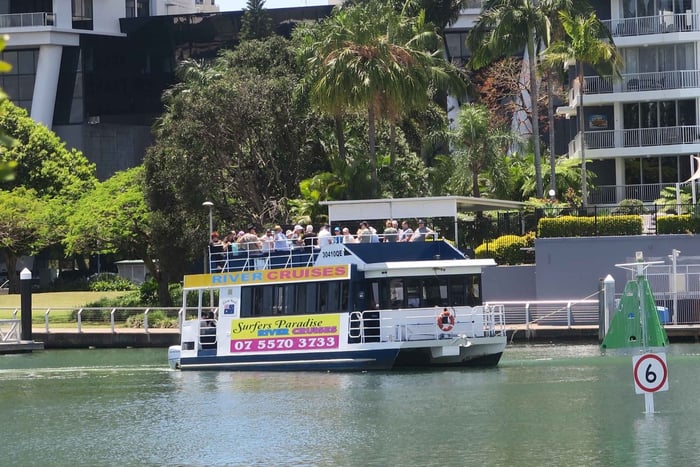 Surfers Paradise: Sightseeing Middag Rivier en Kanaal Cruise